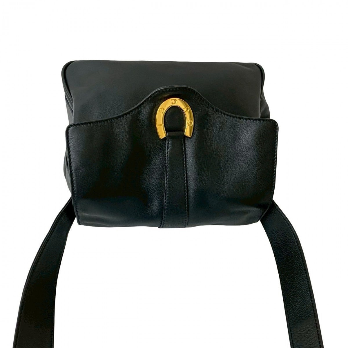 GUCCI Shoulder Bag leather black