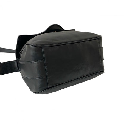GUCCI Shoulder Bag leather black
