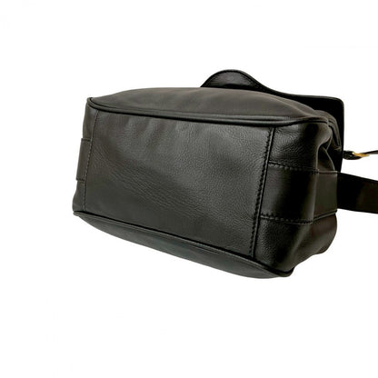 GUCCI Shoulder Bag leather black