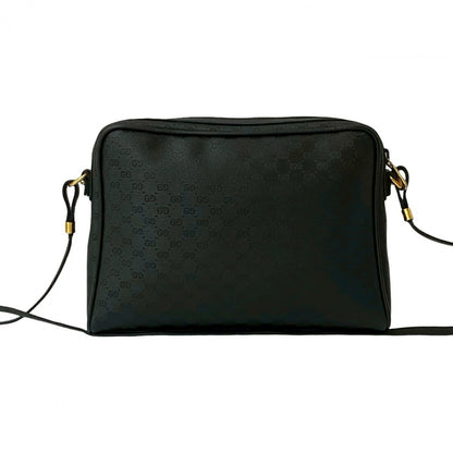 GUCCI Shoulder Bag leather black