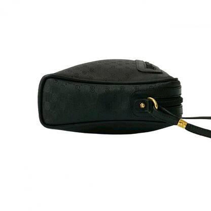 GUCCI Shoulder Bag leather black