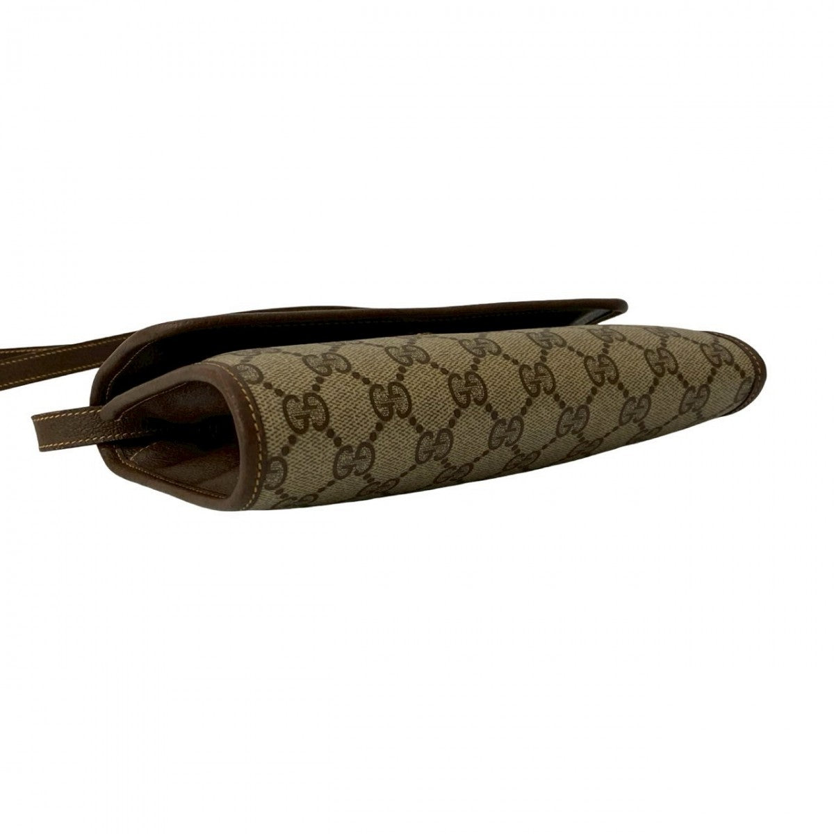 GUCCI Shoulder Bag leather Brown