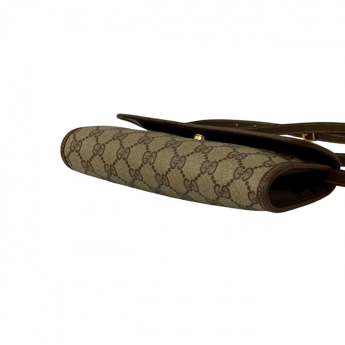 GUCCI Shoulder Bag leather Brown