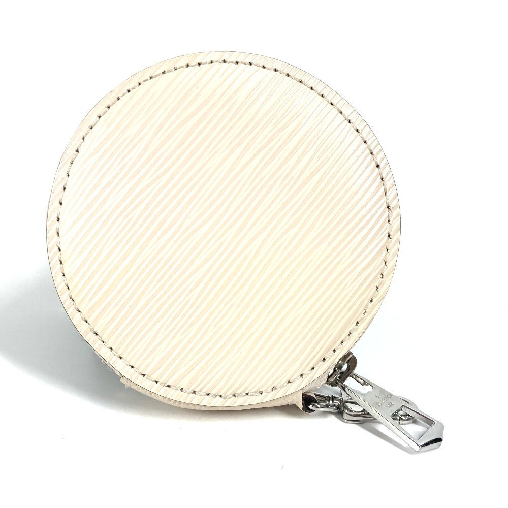 LOUIS VUITTON Coin case Epi Leather white Epi accessories