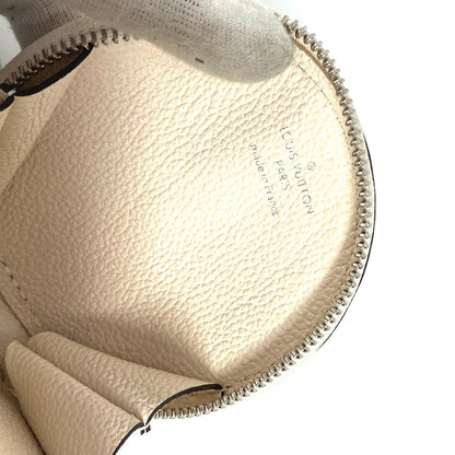 LOUIS VUITTON Coin case Epi Leather white Epi accessories