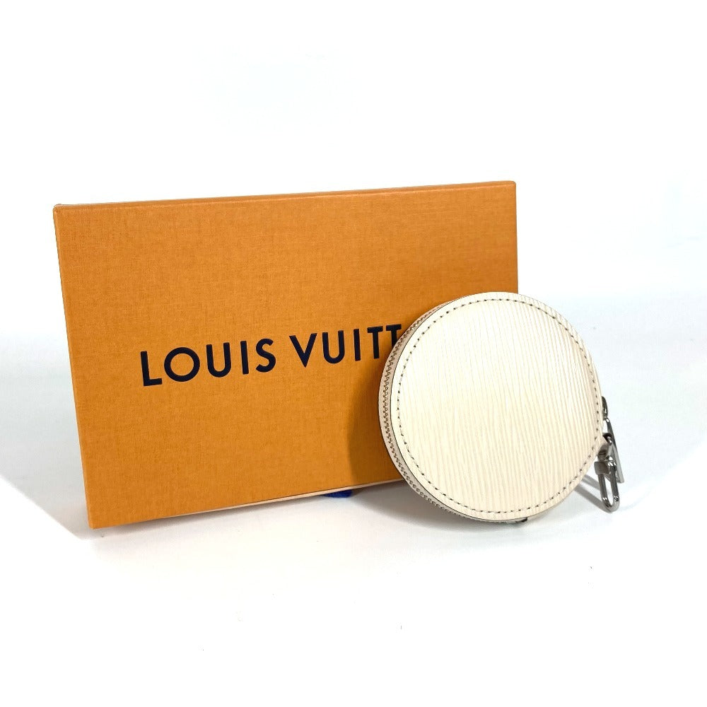 LOUIS VUITTON Coin case Epi Leather white Epi accessories