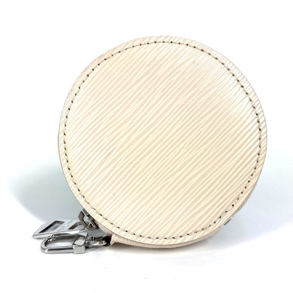 LOUIS VUITTON Coin case Epi Leather white Epi accessories