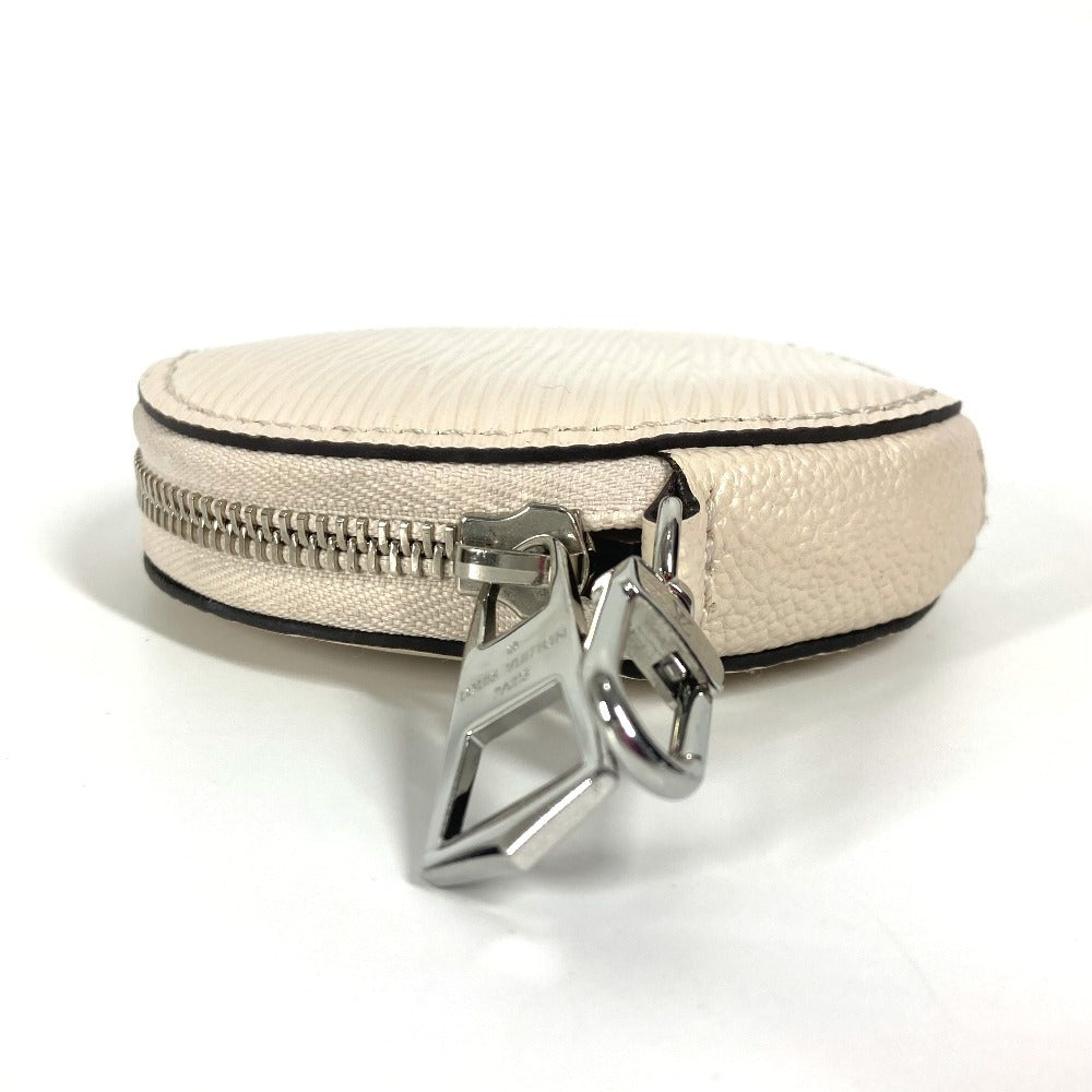 LOUIS VUITTON Coin case Epi Leather white Epi accessories