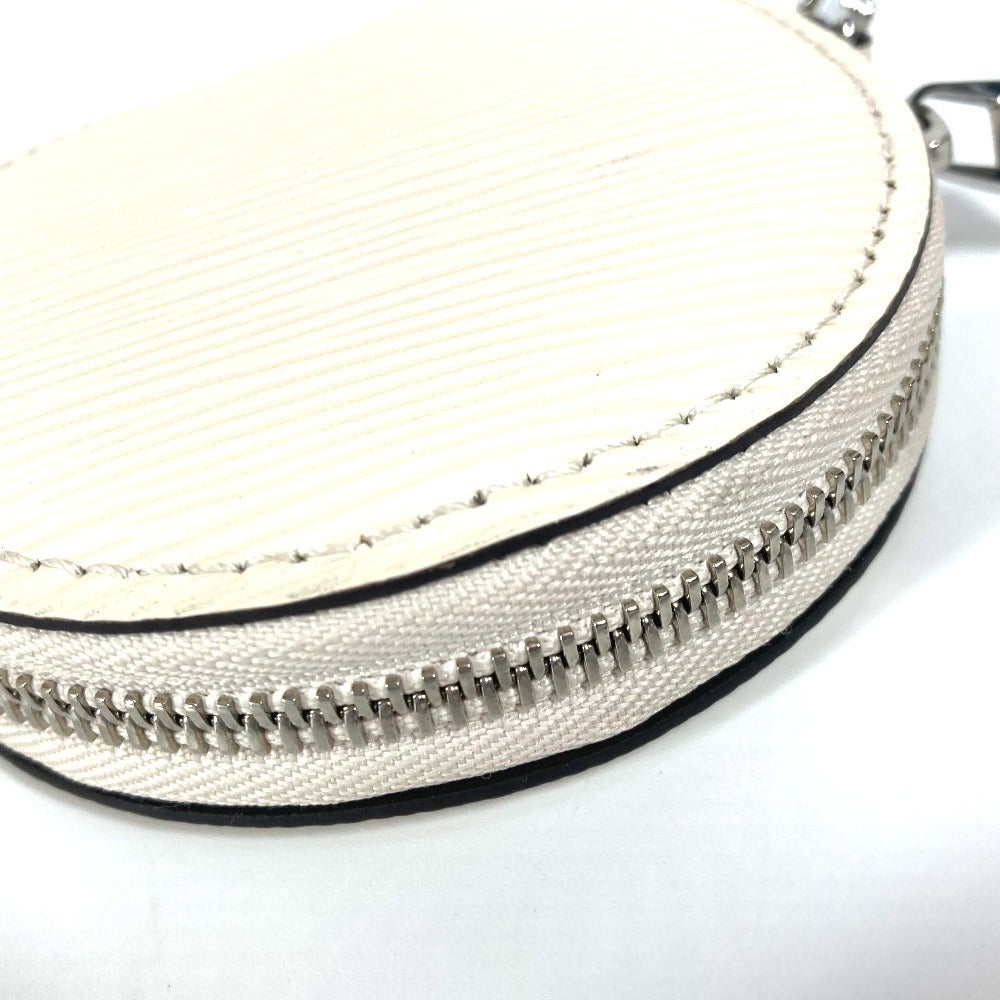 LOUIS VUITTON Coin case Epi Leather white Epi accessories