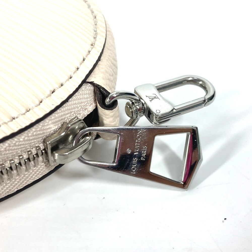 LOUIS VUITTON Coin case Epi Leather white Epi accessories