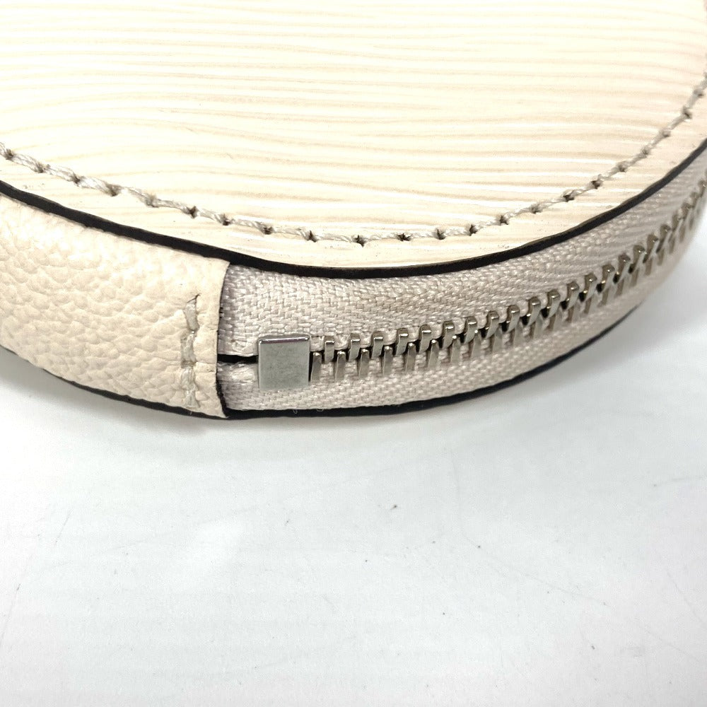 LOUIS VUITTON Coin case Epi Leather white Epi accessories