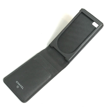CHANEL iPhone case Caviar skin gray CC COCO Mark iphone4 / 4S compatible