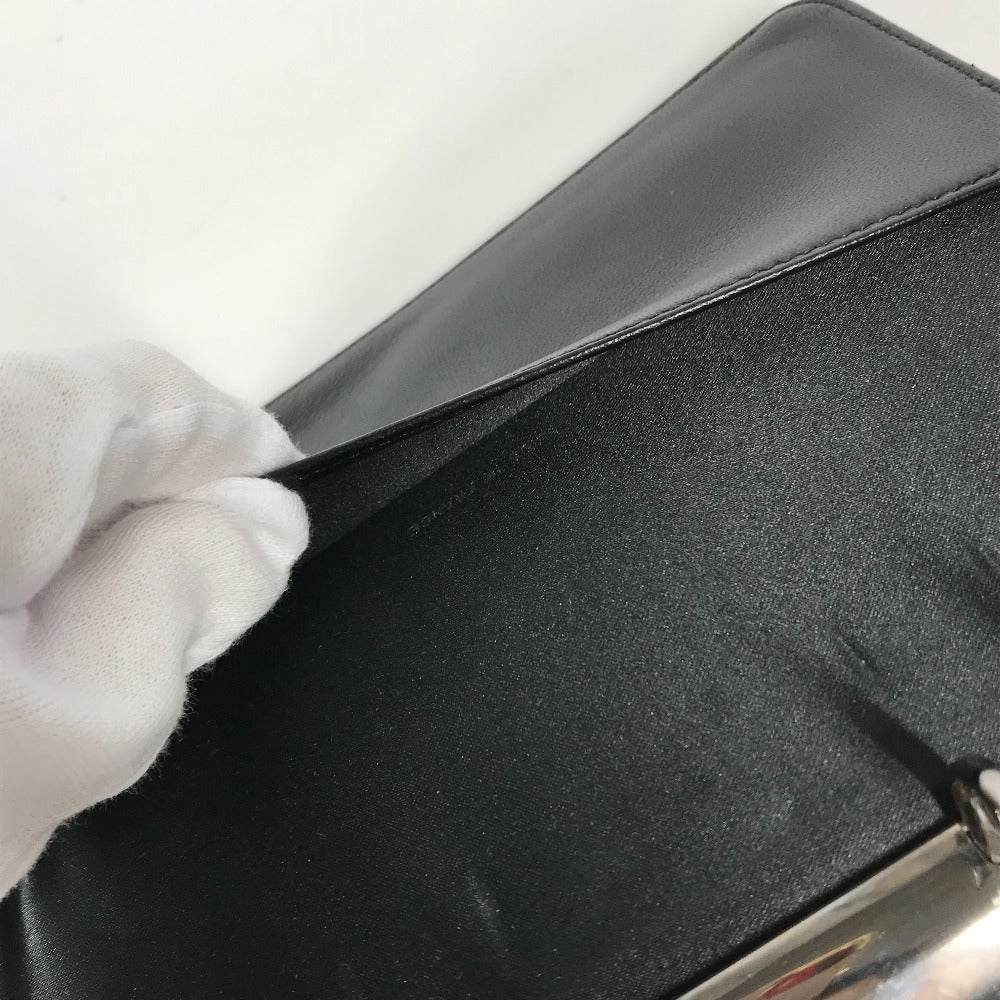 CHANEL Notebook cover Nylon black New travel line logo