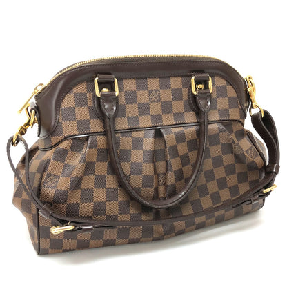 LOUIS VUITTON Handbag N51997 Damier canvas Brown Damier Trevi PM unisex(Unisex) Used Authentic