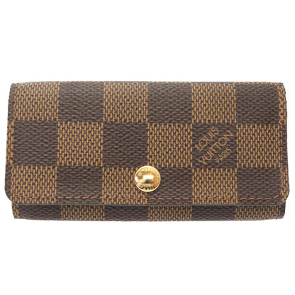 LOUIS VUITTON Key case Key holder  N62631 Damier canvas Brown Damier Multicles4