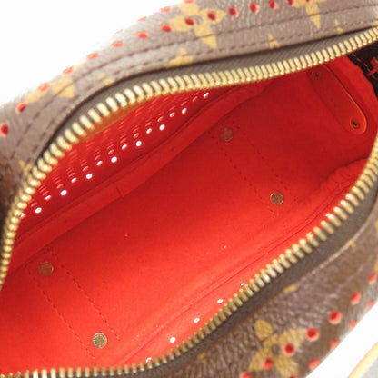 LOUIS VUITTON Shoulder Bag M95177 Monogram Perfo Orange Monogram Perfo Mini Trocadero Women Used Authentic