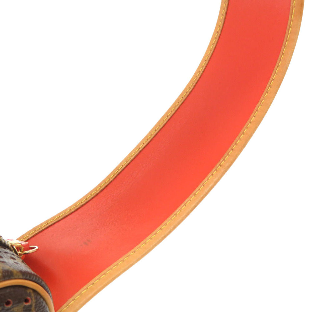 LOUIS VUITTON Shoulder Bag M95177 Monogram Perfo Orange Monogram Perfo Mini Trocadero Women Used Authentic