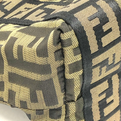FENDI Handbag 7VS078 canvas Brown FF logo Zucca