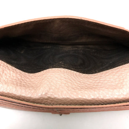 FENDI Long Wallet Purse 8M0144 leather pink Celeria Roman leather