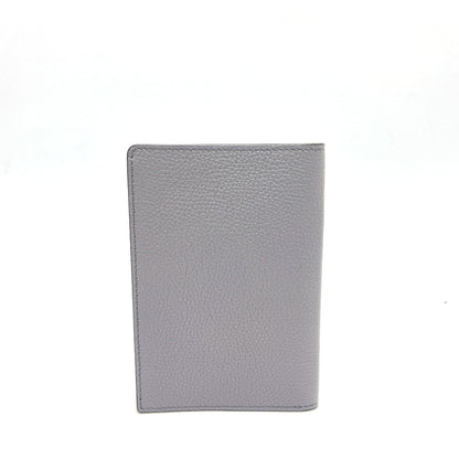 FENDI passport case 7AS378 leather gray logo