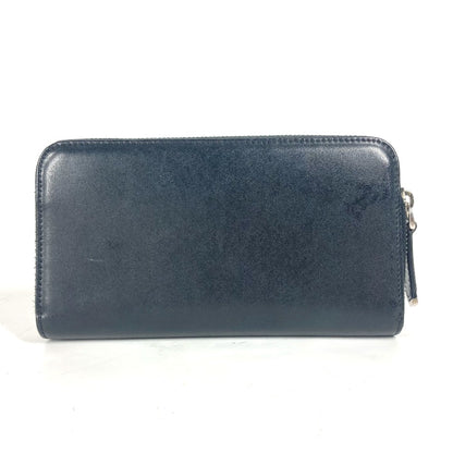 FENDI Long Wallet Purse 8M0299 leather black Long wallet Studs