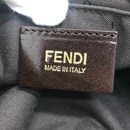 FENDI Shoulder Bag 8BR633 canvas beige Zucca Pattern