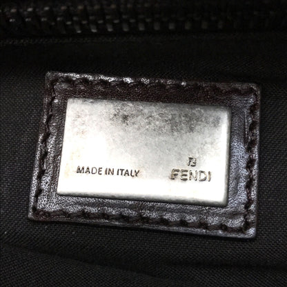 FENDI Shoulder Bag 8BT161 fur Dark brown Fur bag Peekaboo Women Used Authentic