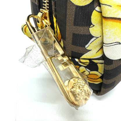 FENDI Pouch 8N0172 Nylon Brown Versace VERSACE collaboration Fendace FENDACE