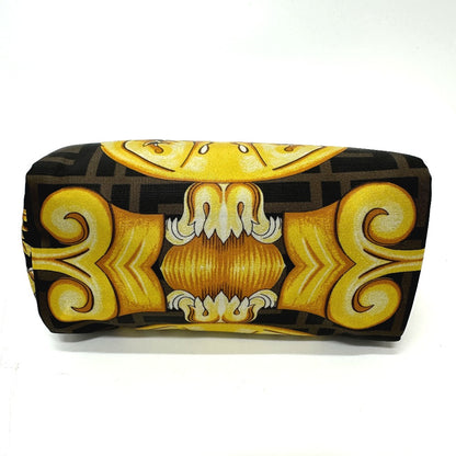 FENDI Pouch 8N0172 Nylon Brown Versace VERSACE collaboration Fendace FENDACE