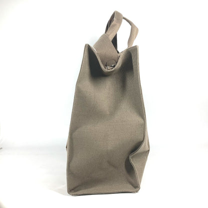 FENDI Tote Bag  7VA558 canvas khaki TOTE CANVAS mens Used Authentic
