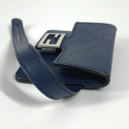 FENDI charm leather Navy Bucket type Bag type