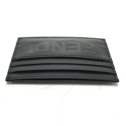 FENDI Card Case 7M0164 leather black logo