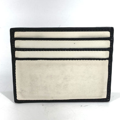 FENDI Card Case 7M0164 leather white Joshua Vides Collaboration logo