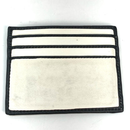 FENDI Card Case 7M0164 leather white Joshua Vides Collaboration logo