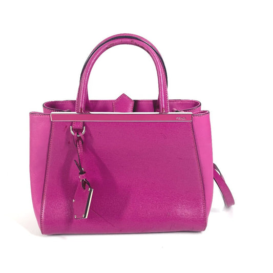 FENDI Handbag 8BH253 leather purple Petite to Jules