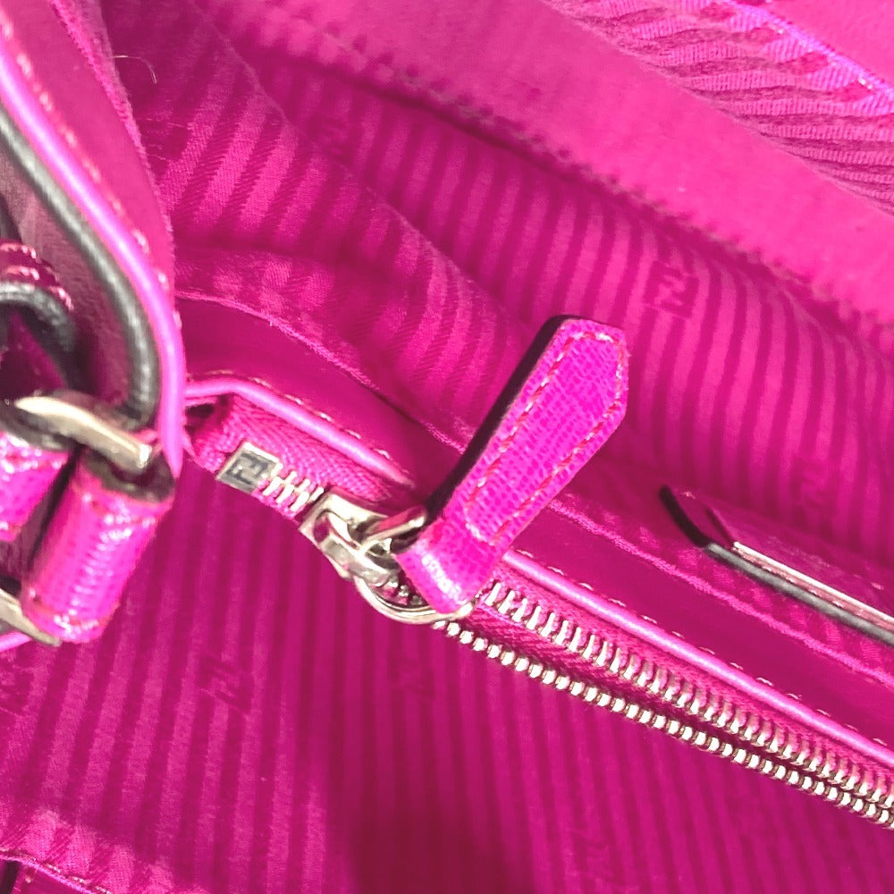 FENDI Handbag 8BH253 leather purple Petite to Jules