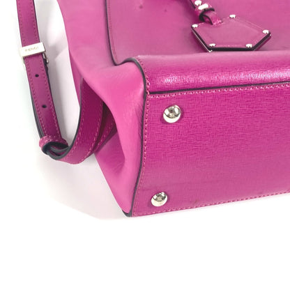 FENDI Handbag 8BH253 leather purple Petite to Jules