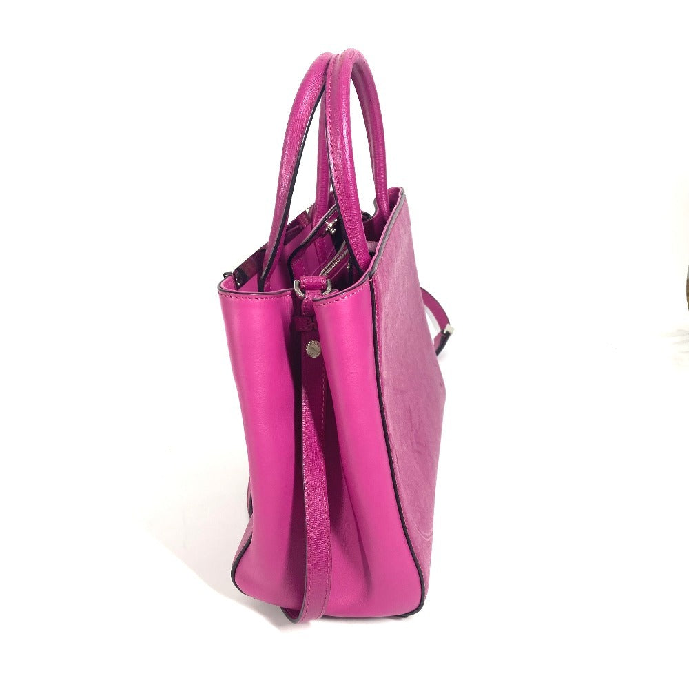 FENDI Handbag 8BH253 leather purple Petite to Jules