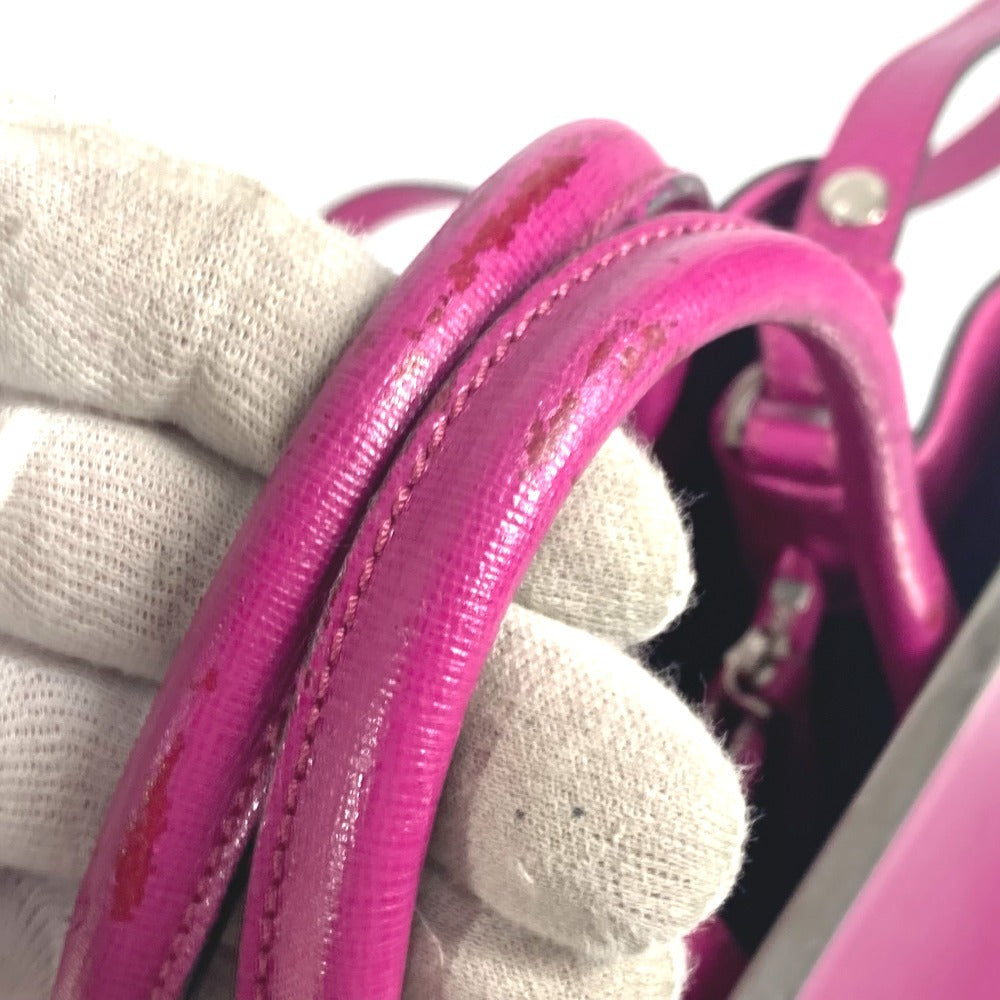 FENDI Handbag 8BH253 leather purple Petite to Jules