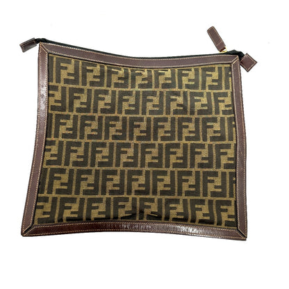FENDI business bag canvas Brown Zucca Pattern