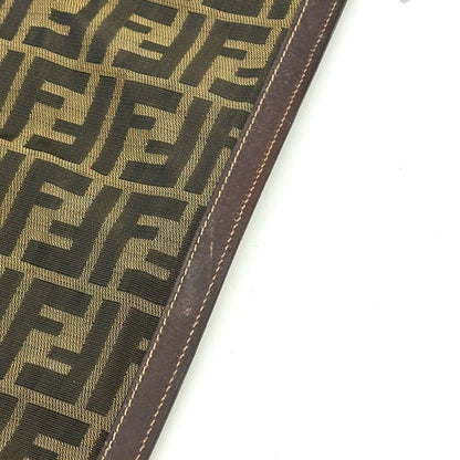 FENDI business bag canvas Brown Zucca Pattern
