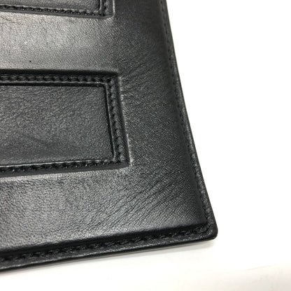 FENDI Clutch bag 7N0113 leather black logo Mini bag