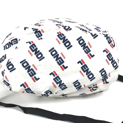 FENDI Backpack Nylon white backpack bag FILA collaboration