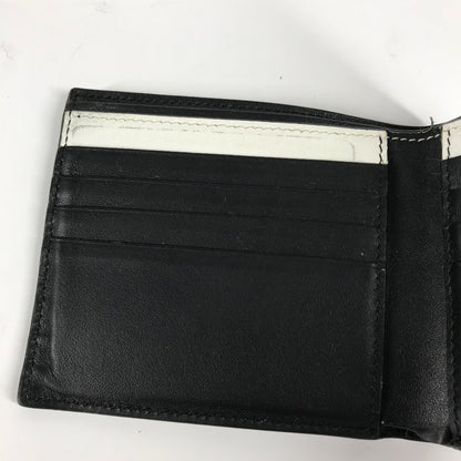 FENDI Folded wallet 7M0169 leather white Compact wallet Joshua Vides Collaboration