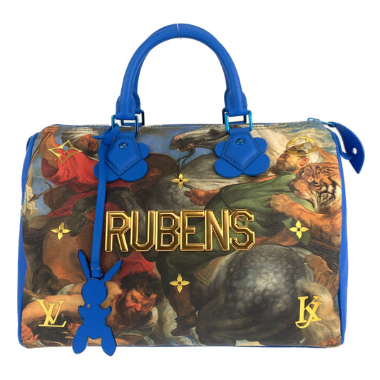LOUIS VUITTON Mini Boston Duffel bag M43305 PVC multicolor Masters collection Speedy 30 Rubens Jeff Koons