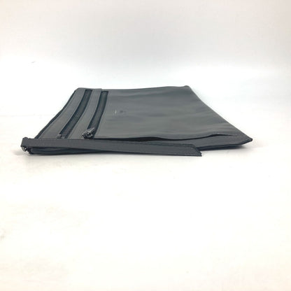 FENDI Clutch bag 7M0237 leather gray Zip