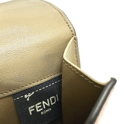 FENDI Folded wallet 8M0438 leather pink Peekaboo