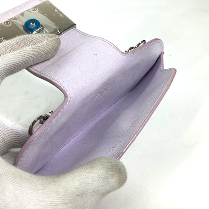 FENDI Pouch 7AS069 leather Light purple Eyewear Glasses Sunglasses Case FF logo glasses case