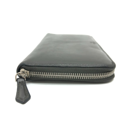 FENDI Long Wallet Purse 7M0276 leather gray Zucca Pattern Travel Wallet