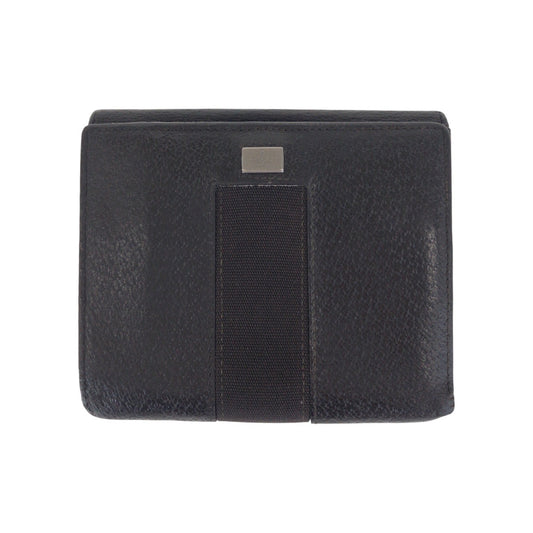 GUCCI Bifold Wallet 035 1408 2090 leather Black SilverMetal